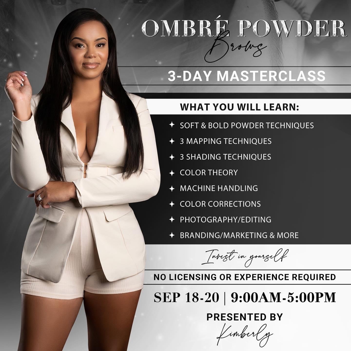3-DAY BROWS & LIP BLUSH TRAINING CLASS